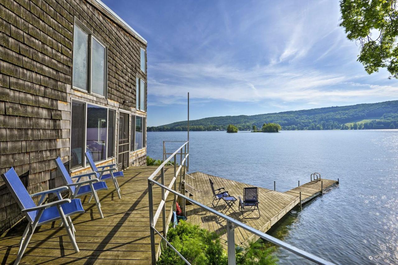 New Woodstock Waterfront Deruyter Home With Private Dock! מראה חיצוני תמונה