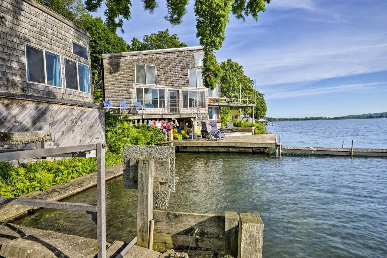 New Woodstock Waterfront Deruyter Home With Private Dock! מראה חיצוני תמונה