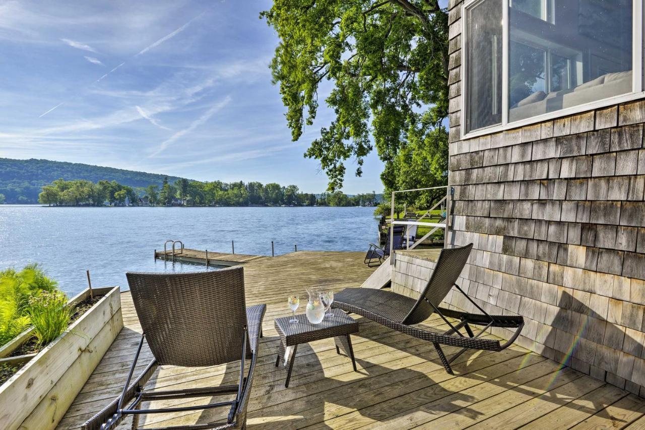 New Woodstock Waterfront Deruyter Home With Private Dock! מראה חיצוני תמונה