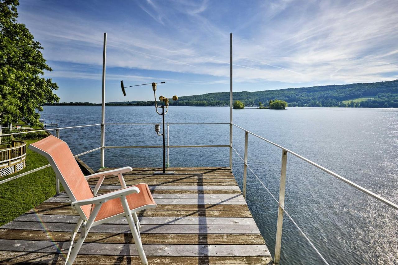 New Woodstock Waterfront Deruyter Home With Private Dock! מראה חיצוני תמונה