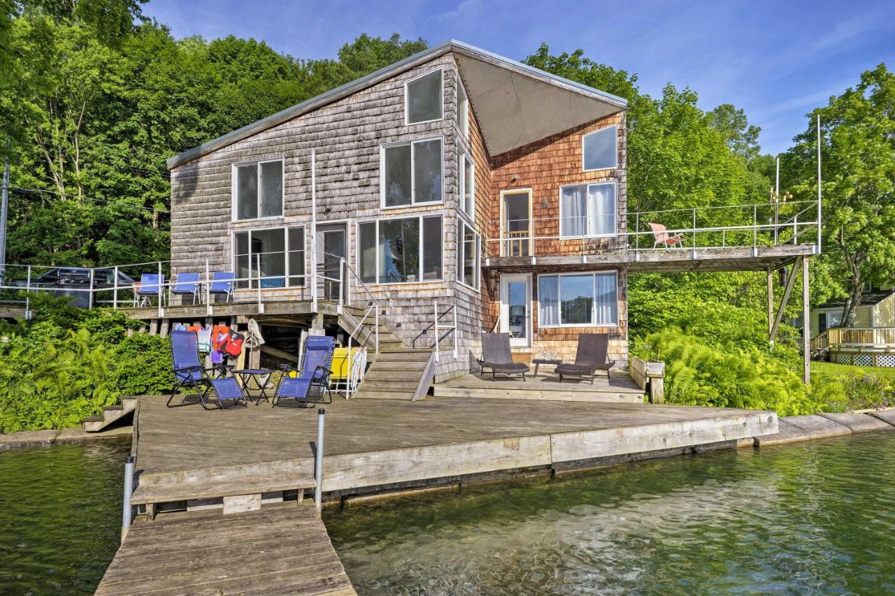 New Woodstock Waterfront Deruyter Home With Private Dock! מראה חיצוני תמונה